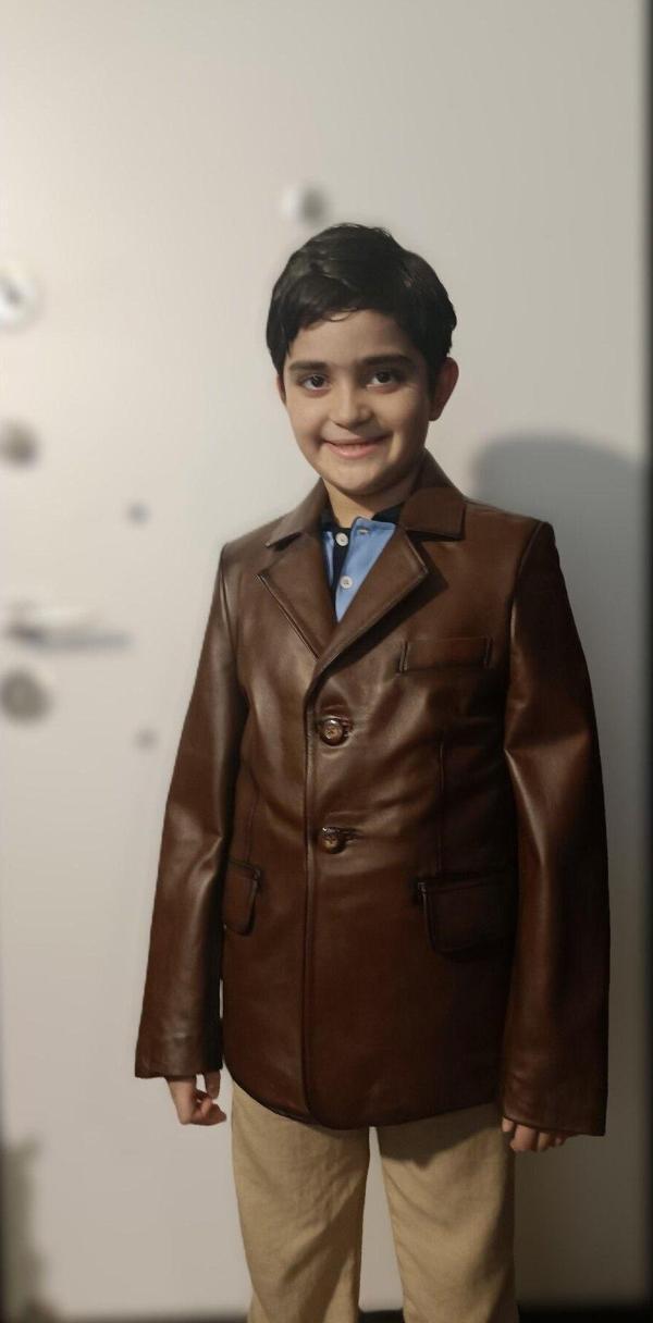 Nyc Giyim Tekstil Çocuk Ceket Hakiki Deri - Image 1