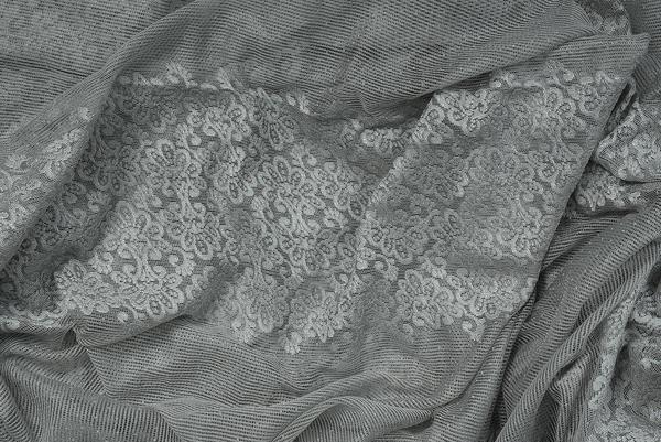 ROZA MODEL GRİ RENK TEK KANAT Pileli Fon Perde 75*260 cm - Image 1