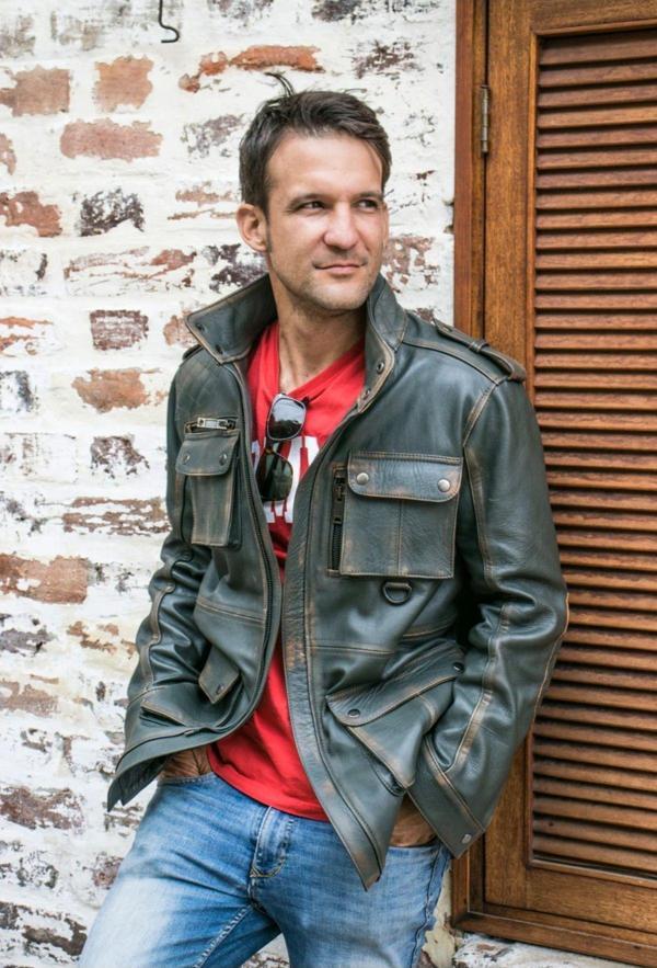 Nyc Giyim Tekstil Prof Model Silme Hakiki Koyun Derisi Yeşil Renk Uzun Mont Ultra Hakim Yaka - Image 1