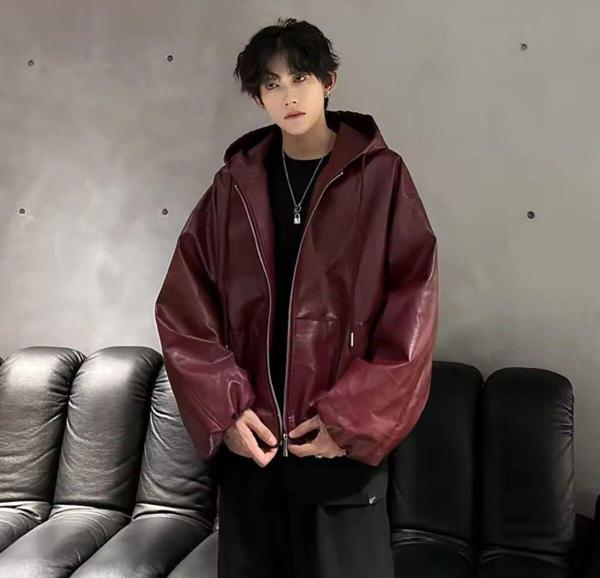 Nyc Giyim Tekstil Ultra Ovarsize Hakiki Deri Unisex Hip Hop Mont - Image 1