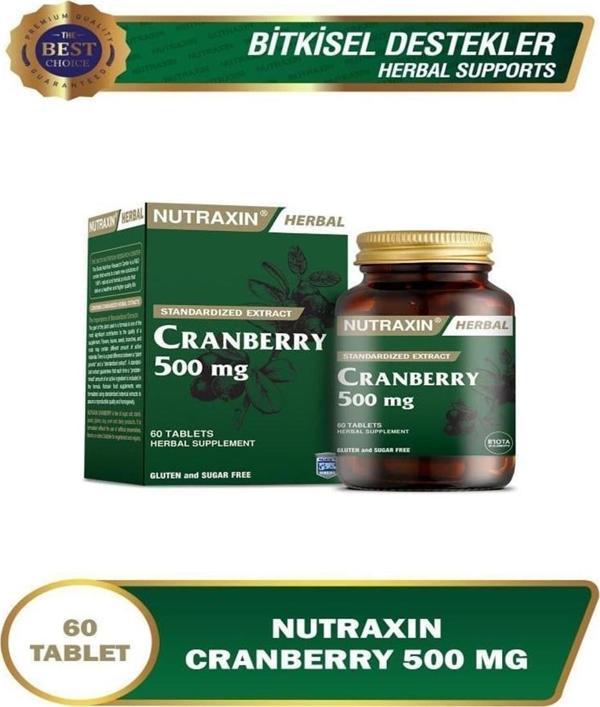 Nutraxin Cranberry 60 Tablet - Image 1