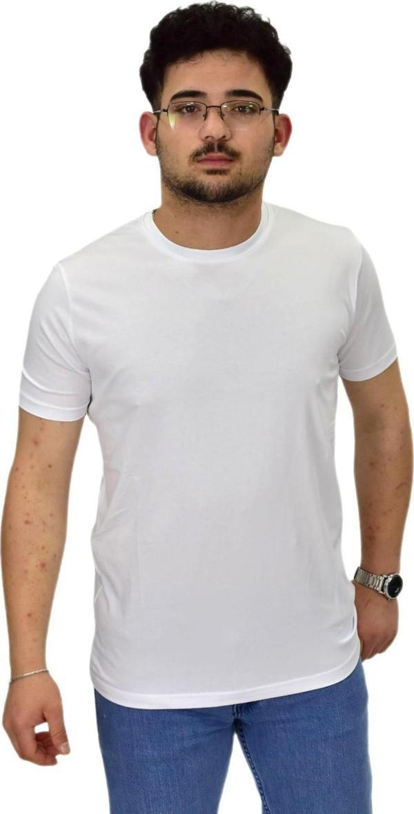 Erkek Sıfıryaka Düz Merserize Tişört T6034 BGL-ST04527 - Image 1