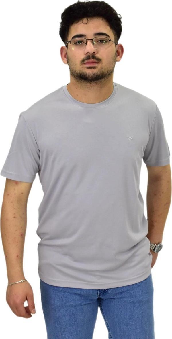 Erkek Sıfıryaka Düz Merserize Tişört T6034 BGL-ST04527 - Image 1