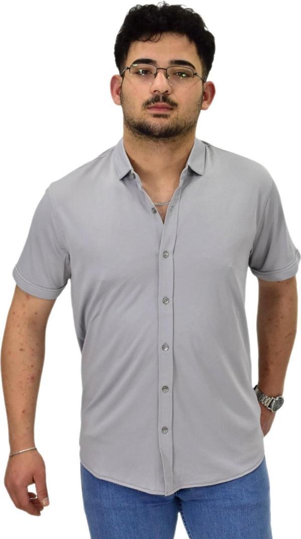 Erkek Gömlek Yaka Düğmeli Merserize Tişört 4410 BGL-ST04530 - Image 1