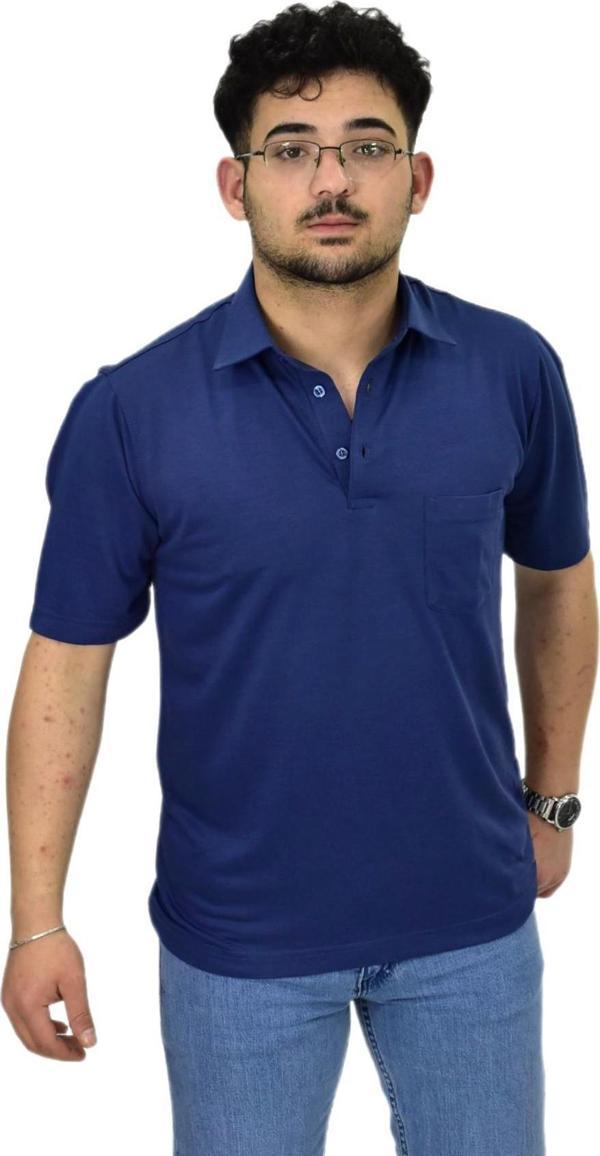 Erkek Gömlek Yaka Tişört T6064 BGL-ST04541 - Image 1