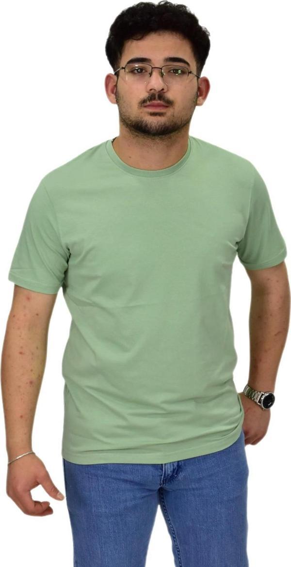 Erkek Sıfıryaka Düz Likra Süprem Tişört 4380 BGL-ST04528 - Image 1