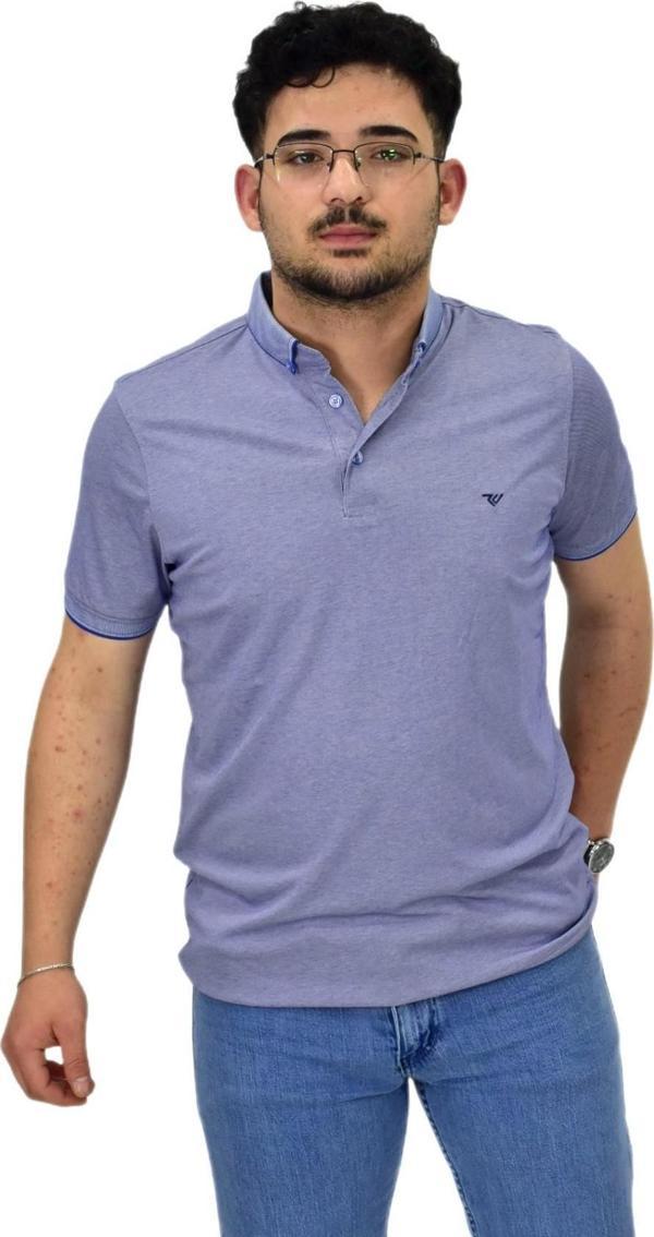Erkek Polo Yaka Merserize Tişört 1000 BGL-ST04532 - Image 1