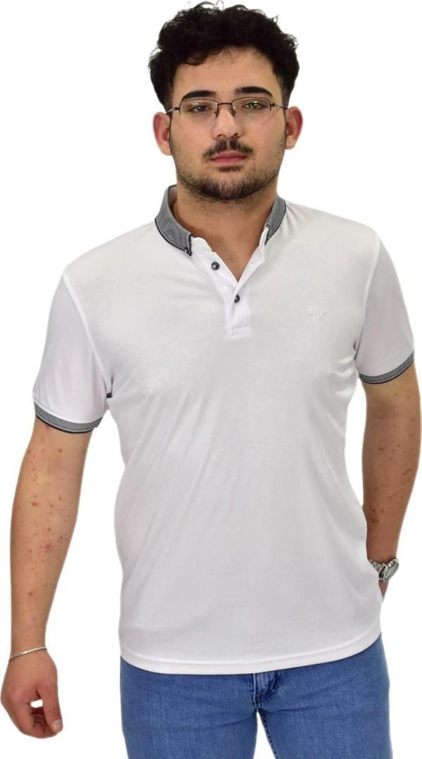Erkek Polo Yaka Merserize Tişört 1000 BGL-ST04532 - Image 1