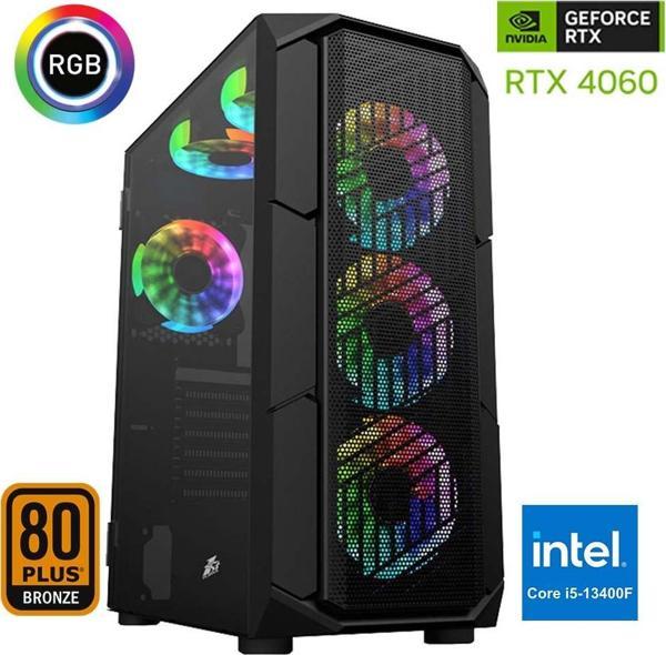 Xaser Xsr673 i5 13400F 16GB Ram 512GB M.2 NVMe SSD 8GB RTX4060  Ekran Kartı Oyun Bilgisayarı - Image 1