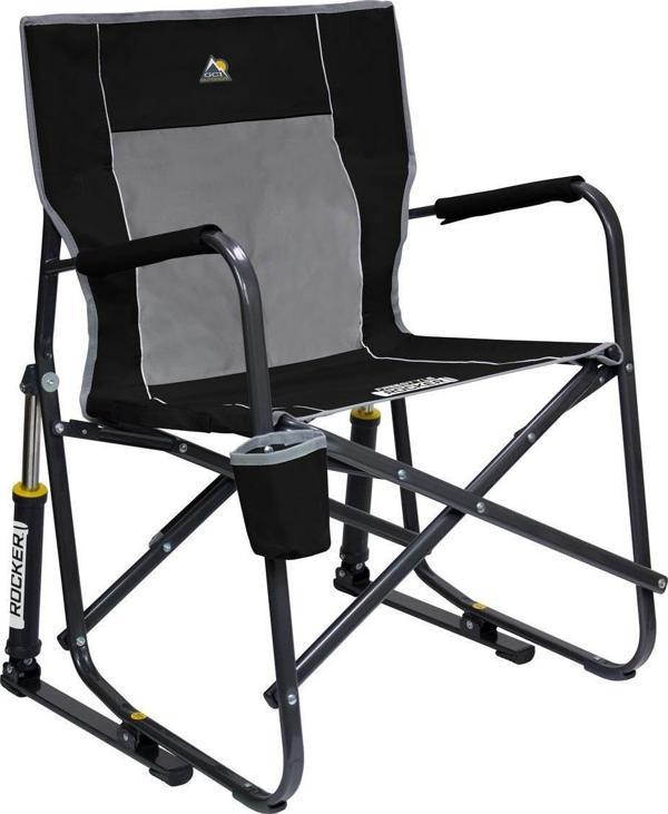 Gci Outdoor Freestyle Amortisörlü Katlanır Kamp Sandalyesi SİYAH - Image 1
