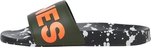 Jack&Jones Erkek Jfwhyde Splatter Slider Yeşil Terlik - 12270975 - Image 1