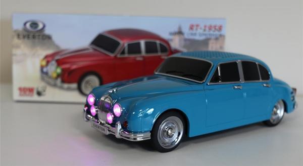 Everton Rt-1958 Zümrüt Yeşil (Emerald) Arabalı Bluetooth Fm-Usb-Tf-Aux Şarjlı Nostaljik Radyo - Image 1