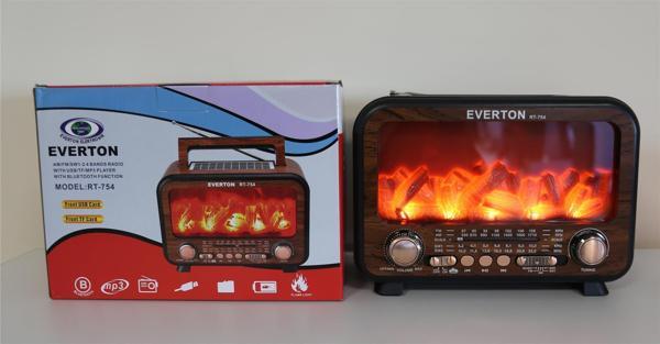 Everton Rt-754 Bluetooth Fm-Usb-Tf-Aux Şarjlı Nostaljik Radyo - Image 1