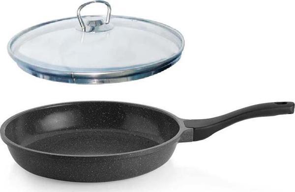 Schafer Stark 28 CM Döküm Tava Cam Kapaklı - Image 1