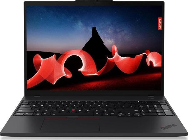 Lenovo Thinkpad T16 21Mqs1Km0Tn Vpro Ultra 7 155U 32Gb Ddr5-5600 1Tb 16 Inc Freedos Siyah Notebook Taşınabilir Bilgisaya - Image 1
