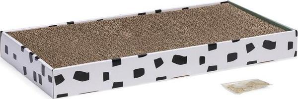 Beeztees Kedi Karton Tırmalama Kutusu ve Kediotu, 47x24x4,5cm - Image 1