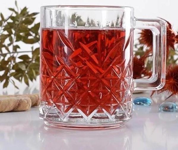 55462 Timeless Cam 2'li 250cc Kulplu Çay Kahve Mug Kupa Bardak Takımı  - Image 1