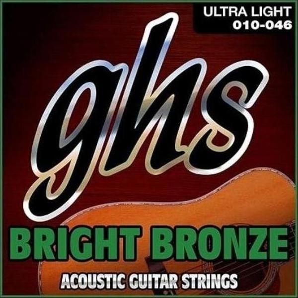 GHS BB10U Bright Bronze Akustik Gitar Teli (10-46) - Image 1