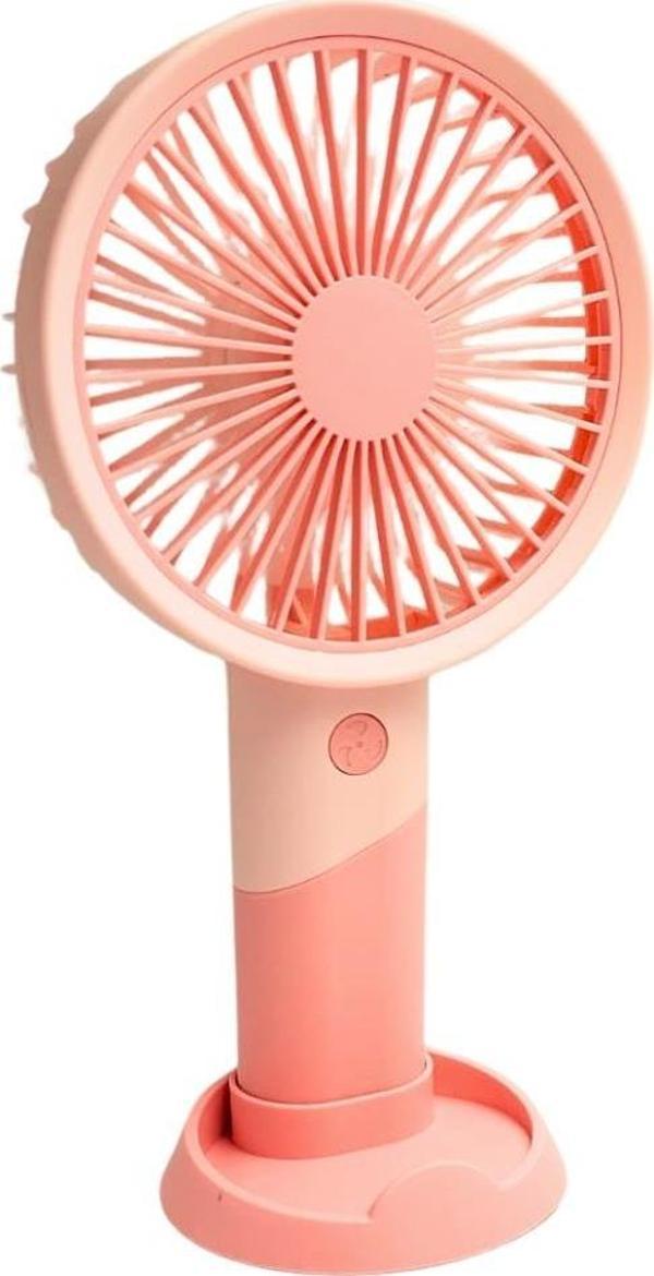 bigmate Mini El Fanı Taşınabilir Serinletici Şarjlı Vantilatör 3 Kademeli Hız Ayarı YM88176A - Image 1