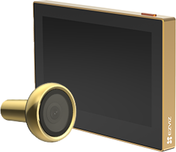 EZVİZ CS-HP2 Kablosuz Gözetleme Deliği Kapı Görüntüleyicisi Gold - Image 1