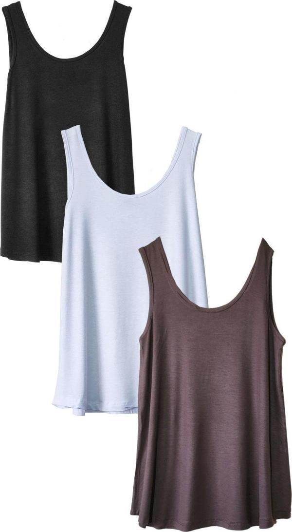 3 Adet A Kesim Pamuklu Kalın Askılı Atlet Tişört - Image 1