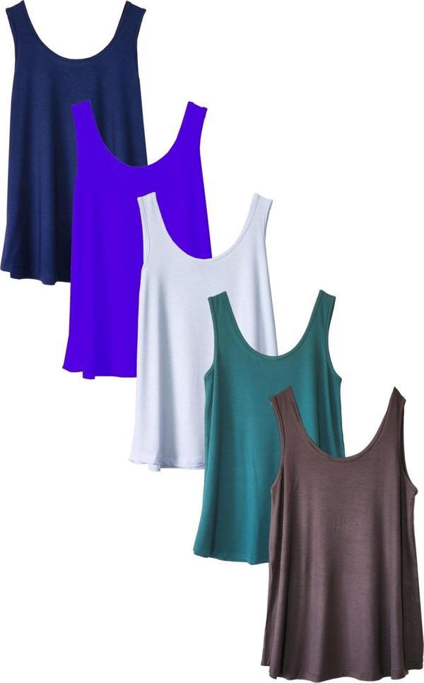 5 Adet A Kesim Pamuklu Kalın Askılı Atlet Tişört - Image 1