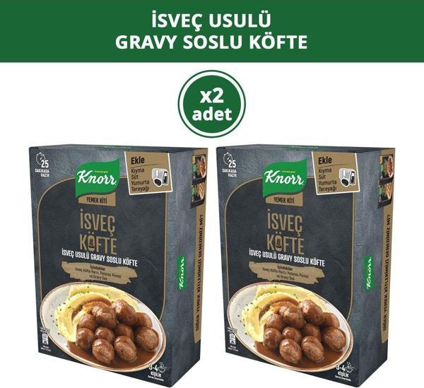 Knorr Yemek Kiti Isveç Usulü Gravy Soslu Köfte 3-4 Kişilik 150G X2 - Image 1