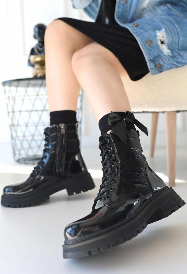 Josse Siyah Rugan Bağcıklı Bot - Image 1