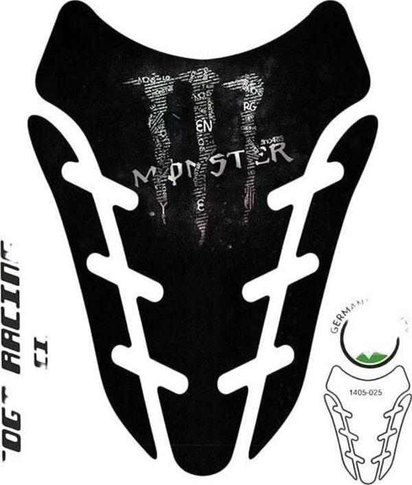 Universal Motosiklet Tank Pad Monster 025 - Image 1