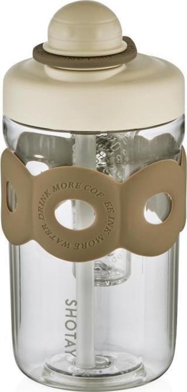 Shotay Bubbl Su Matarası Tritan Beyaz 650Ml - Image 1