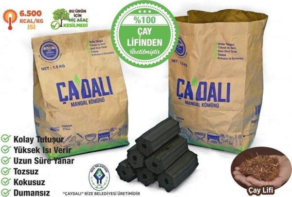 ÇAYDALI MANGAL KÖMÜRÜ_Çaydalı Sıkma Mangal Kömürü 1,5 kg - Image 1
