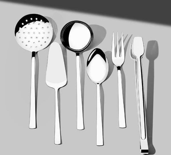 Nehir Deniz Sade 6 Parça Maşalı Servis Takımı - Image 1