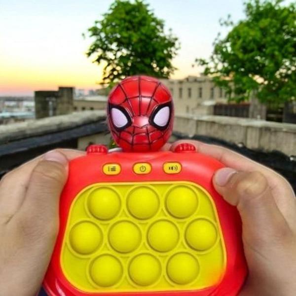 POPİT IŞIKLI SESLİ OYUNCAK POPİT SPIDERMAN KIRMIZI ÖRÜMCEK ADAM DUYUSAL OYUNCAK POPİT OYUNCAĞI - Image 1
