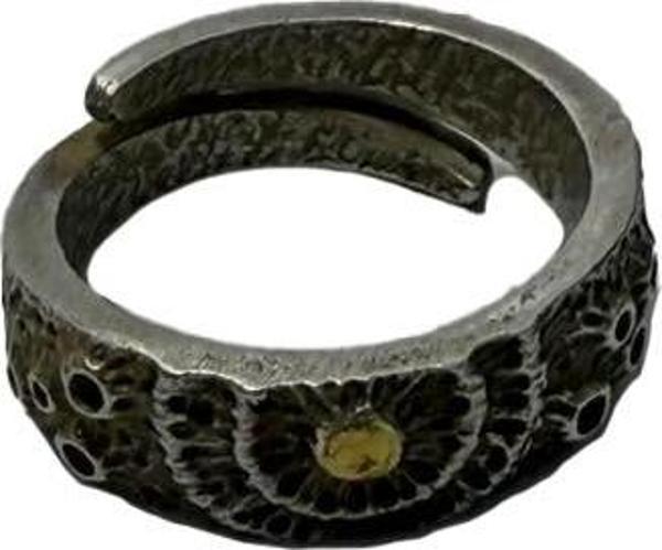 Carve Bones Oyma Gümüş Yüzük 9,20 Gram - Image 1