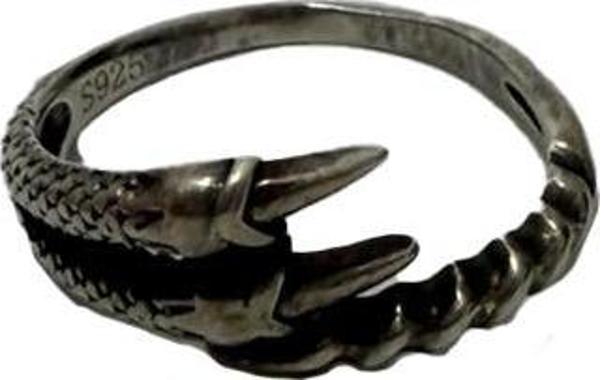 Pençe Motifli 925 Ayar Gümüş Yüzük 2 Gram - Image 1