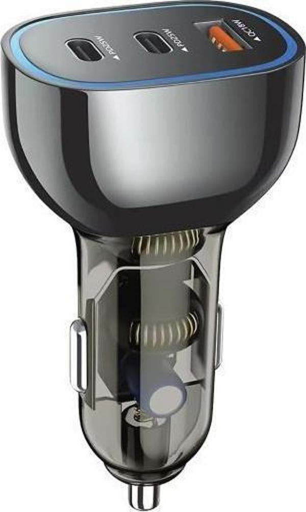 Sunix 68W Çift PD ve Usb Girişli Hızlı Araç Şarj Başlığı C-600 - Image 1