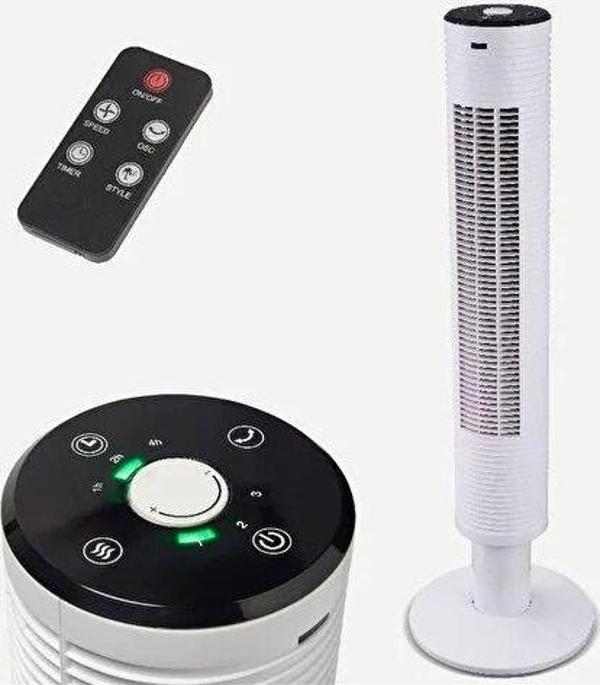 Goodhome Kule Tipi Vantilatör Beyaz Kumandalı - Image 1