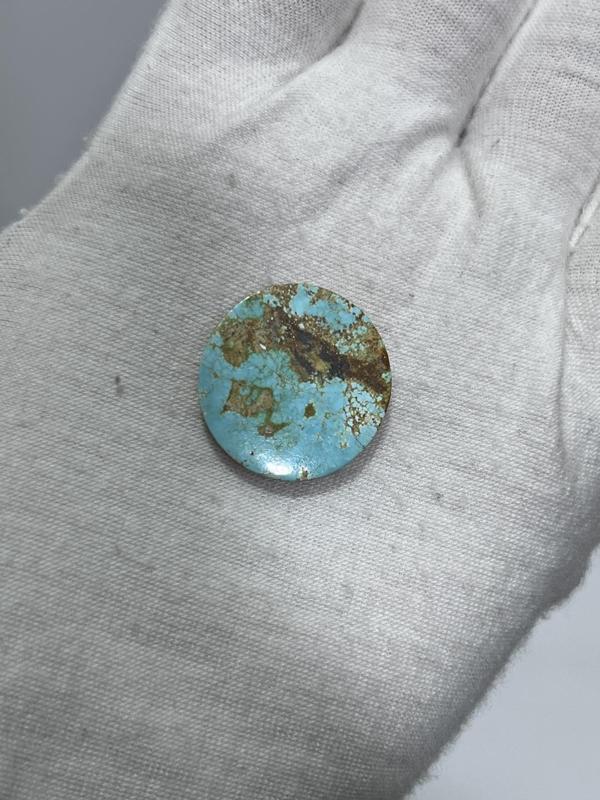 Okyanus Temalı Doğal Kabaşon Firuze Taşı 18,1 Karat - Turkuaz Taşı 3,63 Gram - Image 1