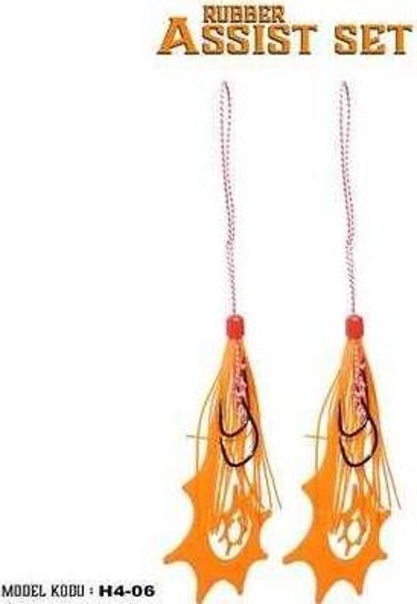 Fujin Rubber Hazır Skirt + Assist Set Orange H4-06 - Image 1
