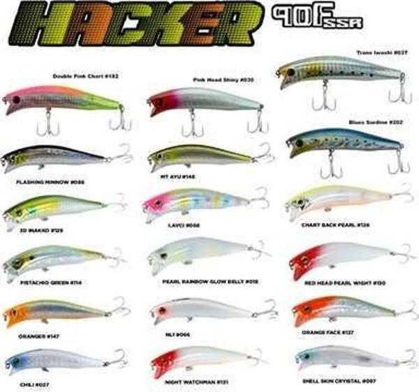Fujin Hacker 90mm 13.7gr SSR Floating Maket Balık 129 3D İnakko - Image 1