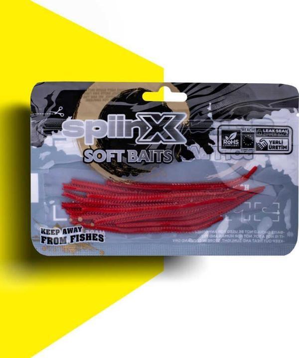 SPIINX ISOME SİLİKON 11CM 14P HOT RED - Image 1