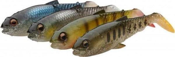 Savage Gear Craft Cannibal Paddletail 10.5 cm 12 gr Clear Water Mix 4 Adet - Image 1