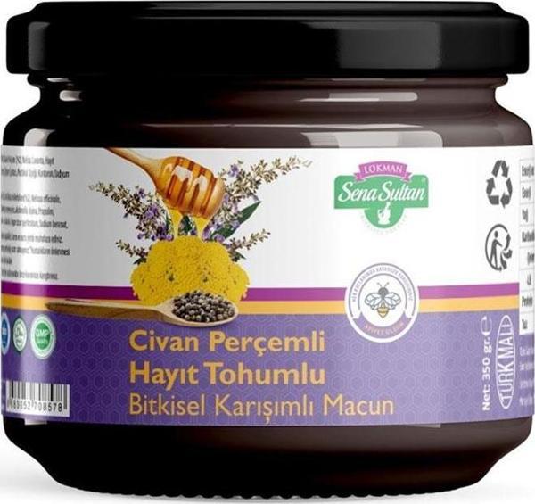 Lokman Sena Sultan Civan Perçemli Hayıt Tohumlu Macun 350 Gr - Image 1