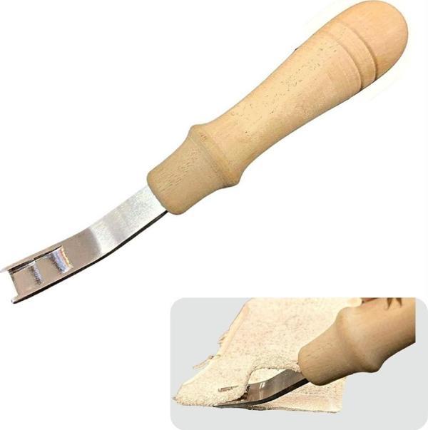 Fransız Tarzı Deri İnceltme Bıçağı  8mm Deri El Aleti - Image 1