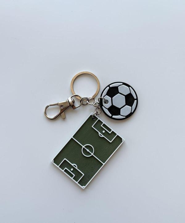 Sin İstanbul Futbol Gümüş Zincir Anahtarlık, Çanta Süsü - Image 1