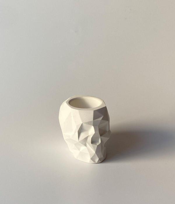 Sin İstanbul Skull Kürdanlık Beyaz - Image 1