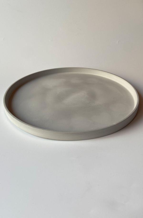 Sin İstanbul Yuvarlak Tabak 30 Cm Gri - Image 1