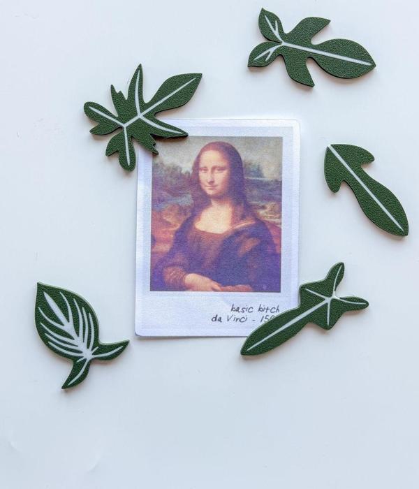 Sin İstanbul 5'Li Philodendron Buzdolabı Magneti - Image 1