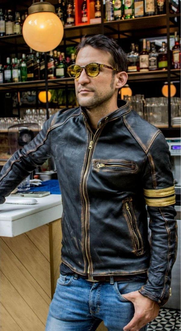 Nyc Giyim Tekstil Prof Model Eskitme Model Hakiki Kuzu Derisi Spor Ceket - Image 1