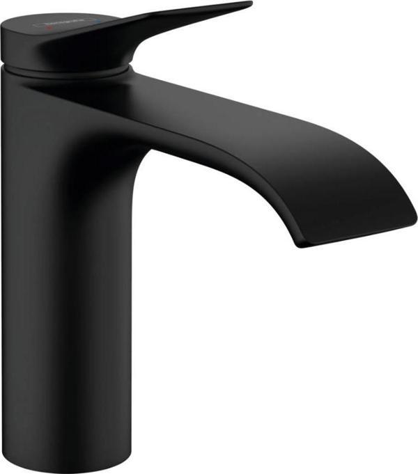 Hansgrohe Vivenis Lavabo Bataryası 110 Sifon Kumandalı Satin Siyah 75020670 - Image 1